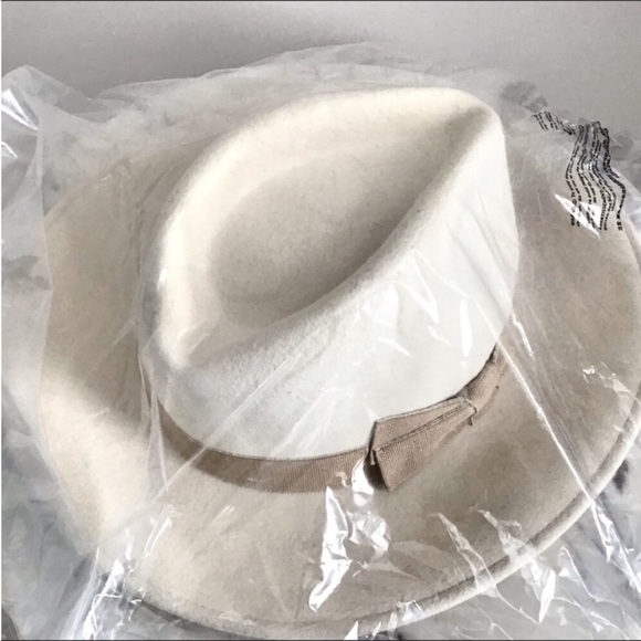 J. CREW Wool Western Hat with Grosgrain Trim New With Tag - Picture 6 of 8